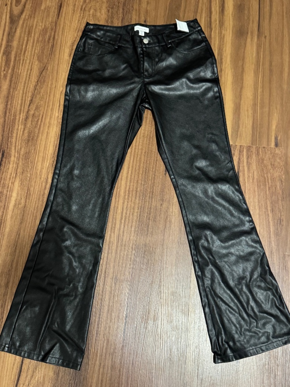 Topshop Faux Leather Pants